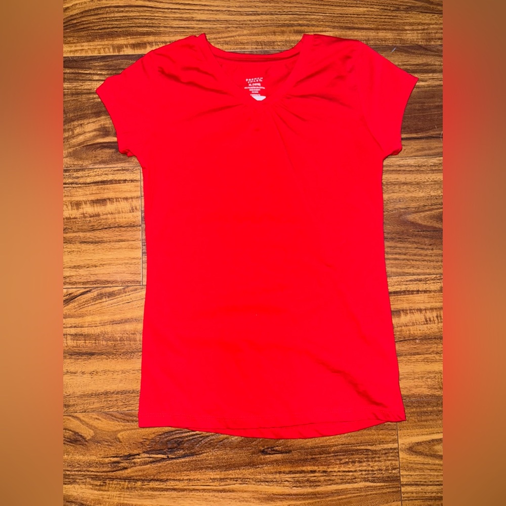 Girls Red Shirt Size XL (14-16) NWOT